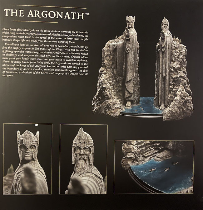 The Argonath Environment Herr der Ringe / Hobbit Statue 39x 37,5cm Weta