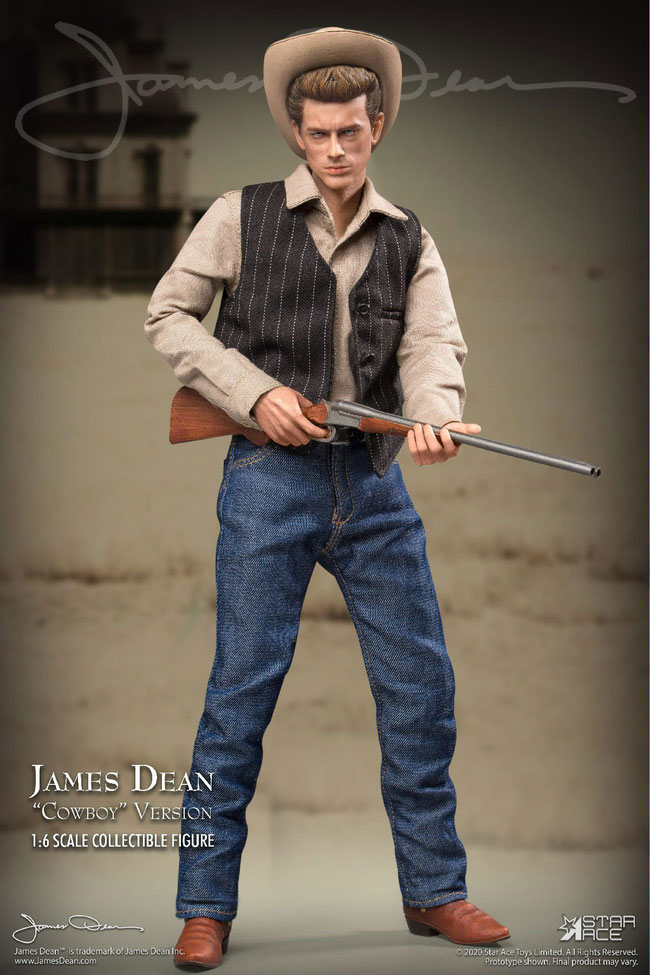 James Dean Cowboy Ver. 1/6 Actionfigur 30cm Western My Favourite Legend Star Ace 