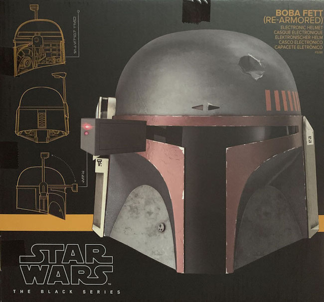 Boba Fett (Re-Armored) Helm Star Wars The Mandalorian Black Series elektronisch 1/1 Life Size Hasbro