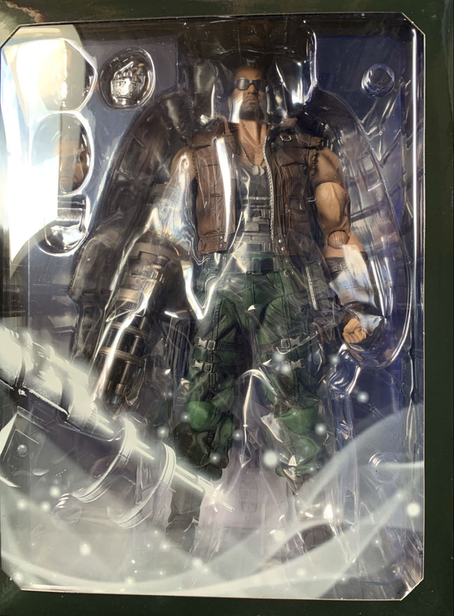 Barret Wallace Ver.2 Final Fantasy VII Remake Play Arts Kai Actionfigur 28cm Square Enix