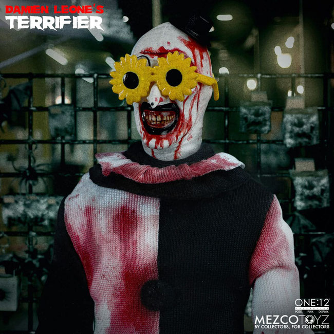 Art the Clown Deluxe Edition 1/12 Terrifier Horror Actionfigur 17cm Mezco Toys