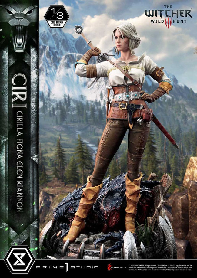Ciri Fiona Elen Riannon Bonus Version 1/3 The Witcher 3 - Wild Hunt Museum Masterline Video Game Statue 81cm Prime 1 Studio