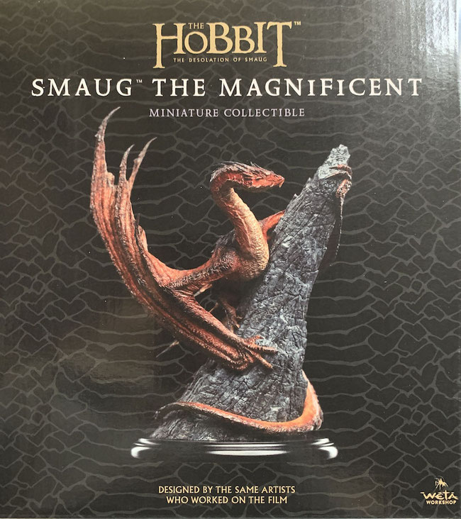 Smaug the Magnificent Der Hobbit Statue 20cm Weta