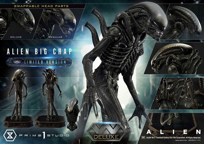 Alien Big Chap Deluxe Limited Version 1/3 Alien Statue 79cm Prime 1 Studio