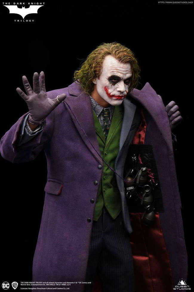 Joker Artists Edition 1/4 The Dark Knight DC Heath Ledger 52cm Statue Queen Studios