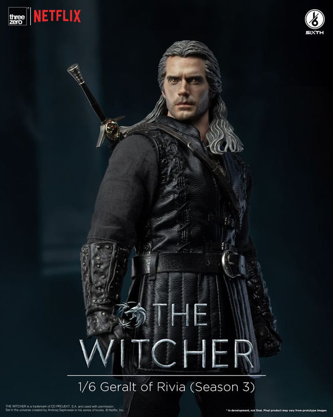Geralt of Rivia 1/6 The Witcher Video Game / Tv Series Actionfigur 31cm Threezero 
