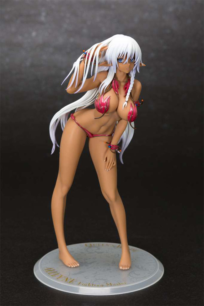 Alleyne EX Color Ver. 1/6 Queen's Blade Beautiful Fighters ( Reissue ) Anime Statue 31cm Orchid Seed