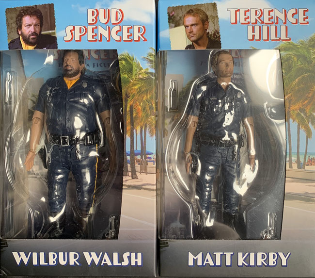 Bud Spencer & Terence Hill - 2 außer Rand und Band ( Wilbur Walsh & Matt Kirby )Actionfiguren 18cm Oakie Doakie Toys