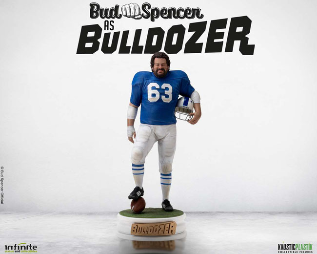 Bud Spencer as Bulldozer 1/6 - Sie nannten ihn Mücke - 1978 Resin Statue 34cm Infinite Kaustic Plastic