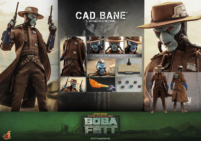Cad Bane ( Deluxe Version ) 1/6 Star Wars The Book of Boba Fett Tv-Series Actionfigur 34cm Hot Toys 