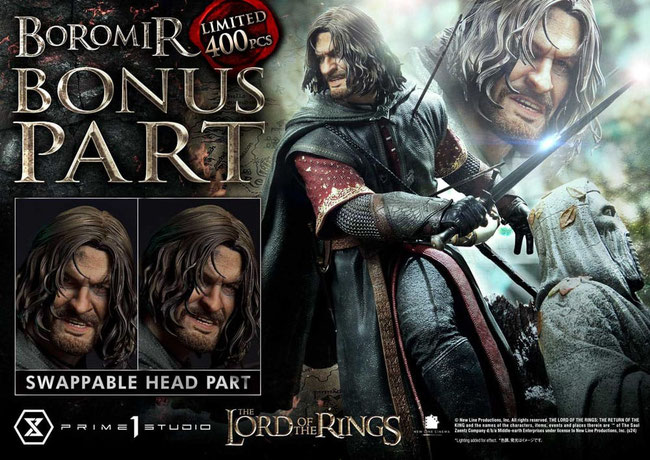 Boromir Bonus Ver. 1/4 Herr der Ringe - Die Gefährten Statue 51cm Prime 1 Studio