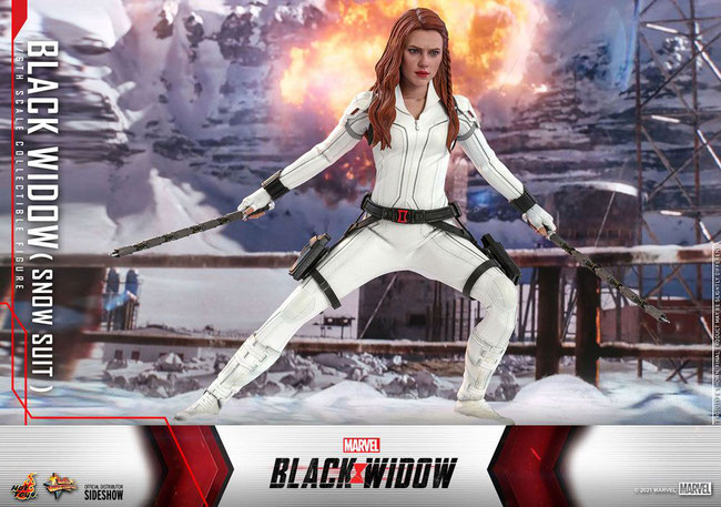 Black Widow Snow Suit Version 1/6 Black Widow Marvel Movie Masterpiece Actionfigur 28cm Hot Toys