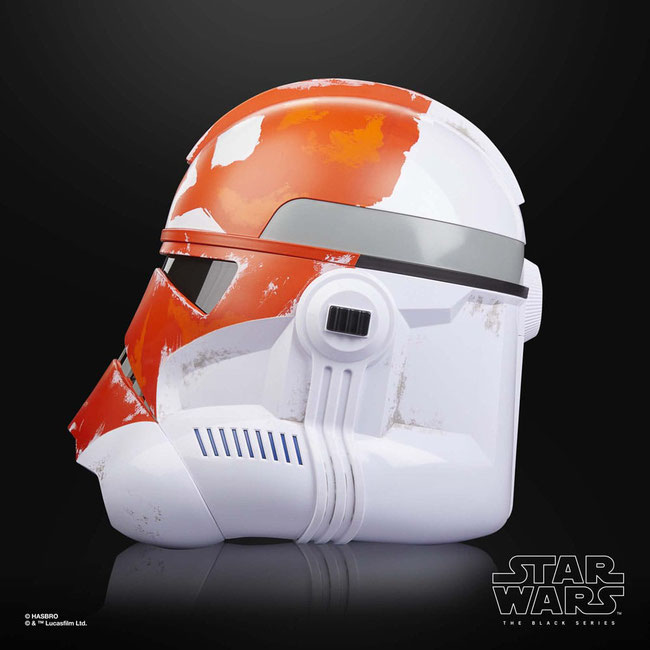 332nd Ahsoka's Clone Trooper Helm 1/1 Life-Size Star Wars The Clone Wars Elektronisch Black Series Hasbro