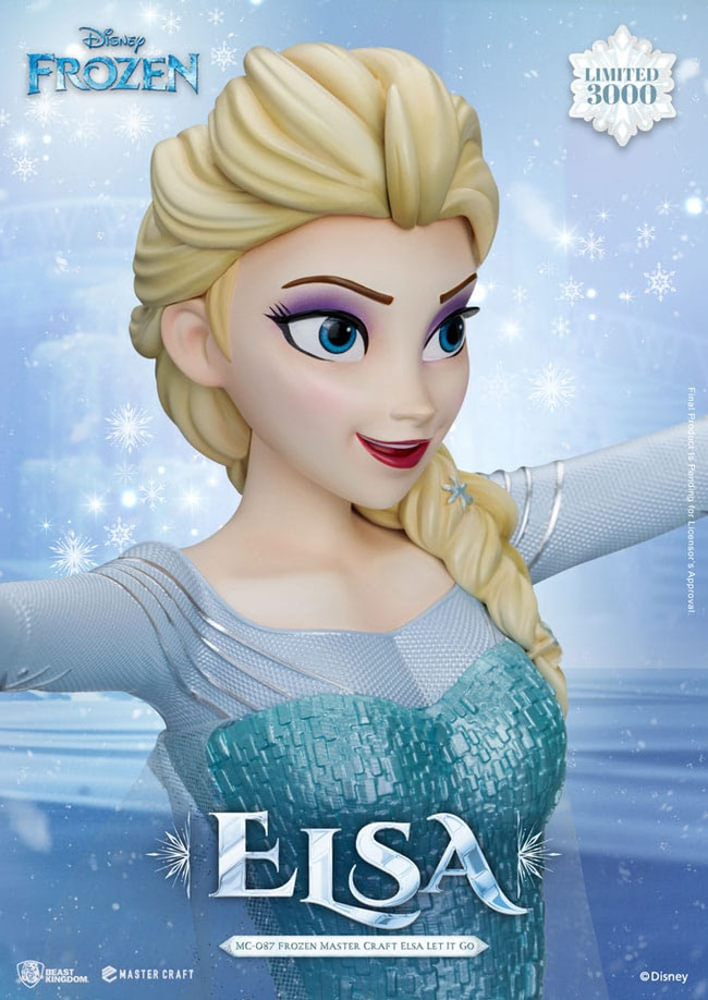 Elsa - Let It Go 1/4,5 Frozen Die Eiskönigin - Völlig unverfroren Disney Master Craft Statue 40cm Beast Kingdom Toys