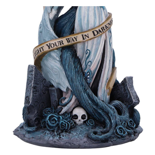 With This Candle Vow Corpse Bride - Hochzeit mit einer Leiche Kerzenständer 19cm Nemesis Now