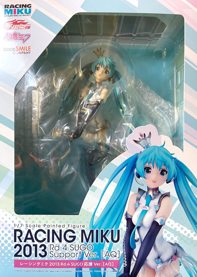 Racing Miku 2013 Rd. 4 Sugo Support Ver. [AQ] 1/7 Hatsune Miku GT Project Anime Statue 25cm Good Smile Company