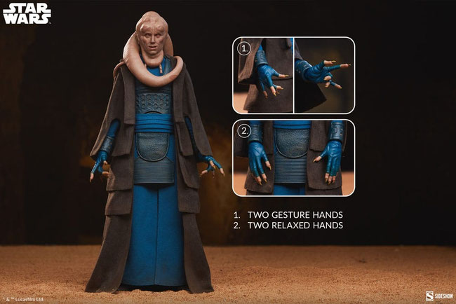 Bib Fortuna 1/6 Star Wars Die Rückkehr der Jedi-Ritter Actionfigur 32cm Sideshow