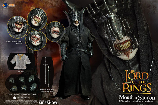 Sauron’s Mouth slim Version 1/6 Herr der Ringe / Mittelerde 30cm Actionfigur Asmus Act905135