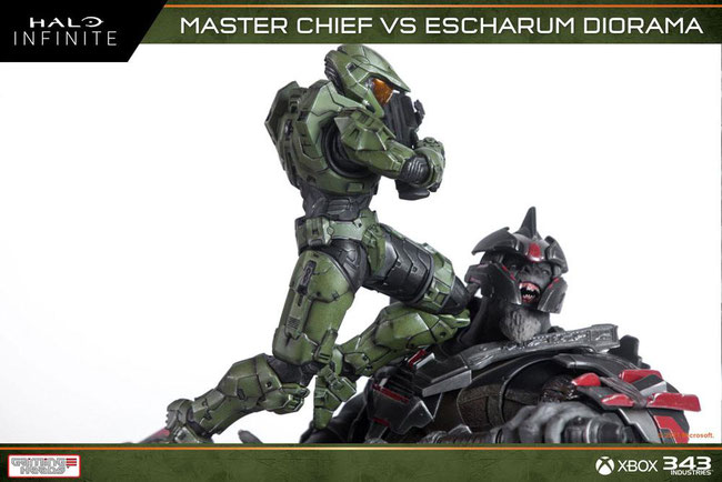 Master Chief vs. Escharum 1/8 Halo: Infinite Video Game Statue 31cm Diorama Gaming Heads