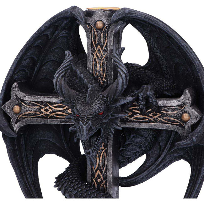 Dark Ember Kerzenständer Gothic 24,5cm Nemesis Now