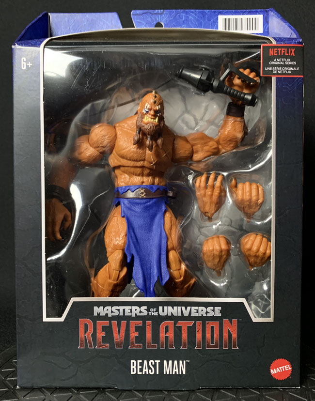Beast Man Masters of the Universe: Revelation Masterverse 18cm Actionfigur 2021 Mattel ovp