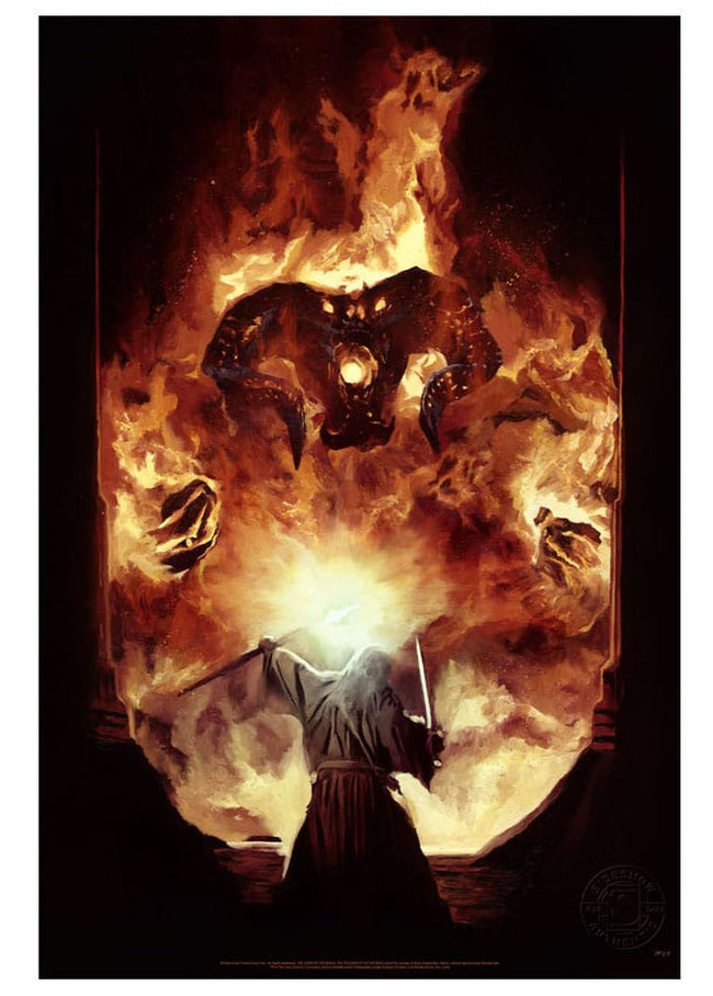 The Flame of Anor Der Herr der Ringe Kunstdruck 46 x 61cm Fine Art Print ungerahmt Sideshow
