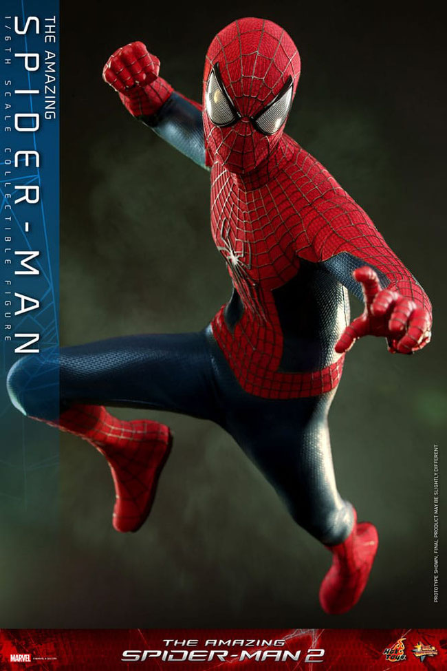 Spider-Man 1/6 The Amazing Spider-Man 2 Movie Masterpiece Actionfigur 30cm Hot Toys 