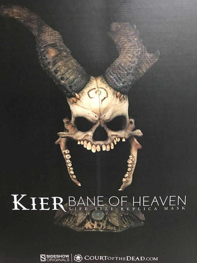 Kier: Bane of Heaven Maske 1/1 Life-Size Court of the Dead 66cm Sideshow Collectibles SS400294