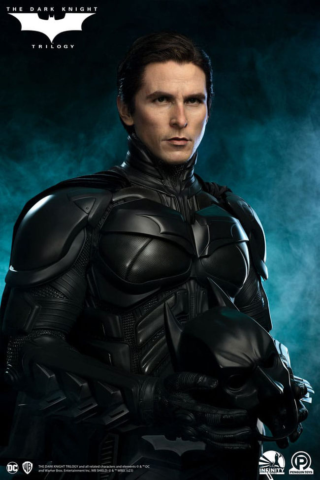 Batman ( Christian Bale ) 1/1 Life-Size The Dark Knight Trilogy DC Büste 91cm Infinity Studio x Penguin Toys