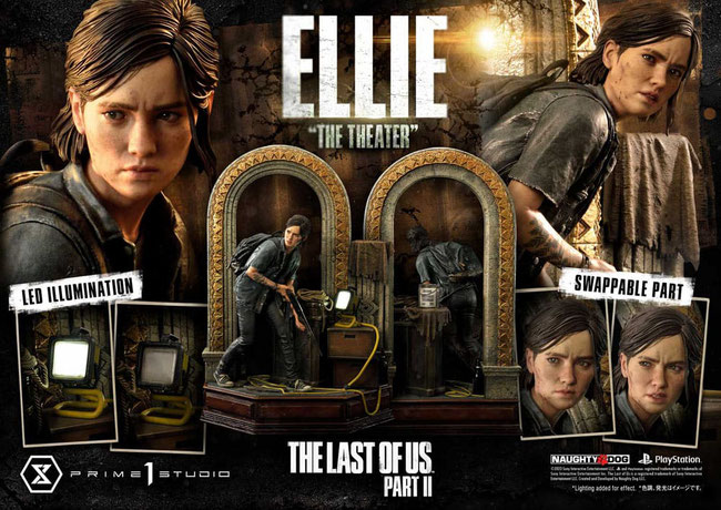 Ellie "The Theater" Bonus Version 1/4 The Last of Us Part II Ultimate Premium Masterline Series Video Game Statue 58cm Prime 1 Studio 