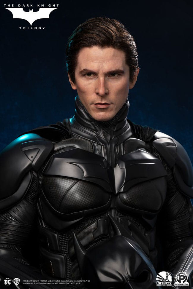 Batman ( Christian Bale ) 1/1 Life-Size The Dark Knight Trilogy DC Büste 91cm Infinity Studio x Penguin Toys