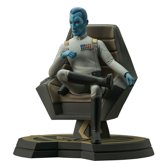 Grand Admiral Thrawn on Seat 1/7 Star Wars Rebels Premier Collection Statue 23cm Gentle Giant
