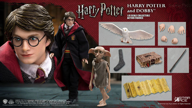 Harry & Dobby 1/8 Harry Potter Real Master Series Actionfiguren Doppelpack 16-23cm Set Star Ace