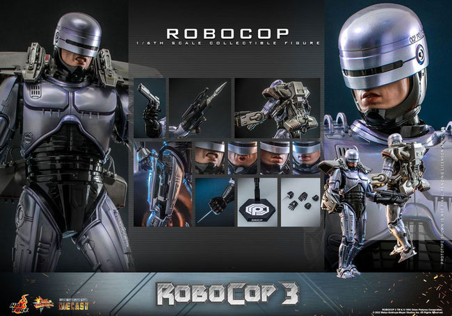 RoboCop 1/6 RoboCop 3 Movie Masterpiece Actionfigur 30cm Hot Toys