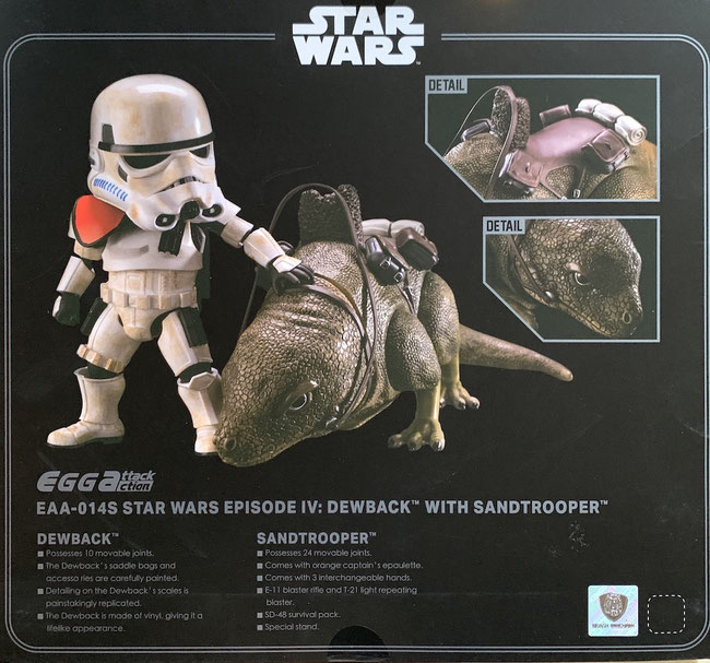 Sandtrooper & Dewback Star Wars Episode IV Egg Attack Actionfiguren Doppelset 9 / 15cm Beast Kingdom Toys