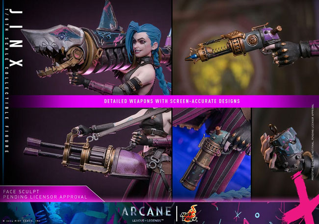 Jinx 1/6 Arcane Tv-Series Actionfigur 27cm Hot Toys