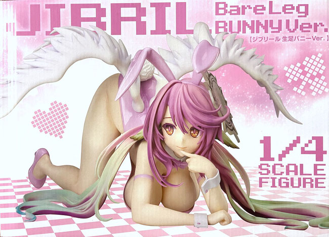 Jibril Bare Leg Bunny Ver. 1/4 No Game No Life Anime B-Style Statue 30cm Freeing