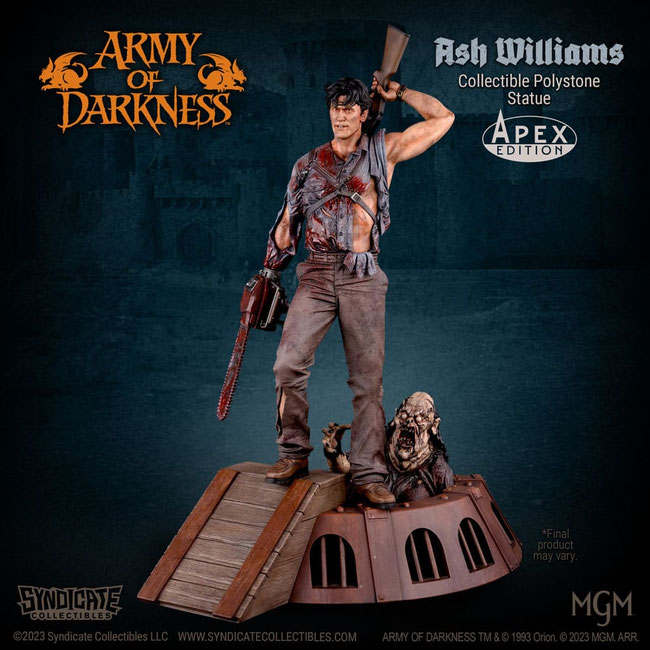 Ash Williams 1/10 Evil Dead - Army of Darkness Statue 28cm Syndicate