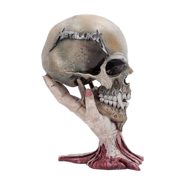 Metallica Sad But True Skull Rock Statue 22cm Nemesis Now