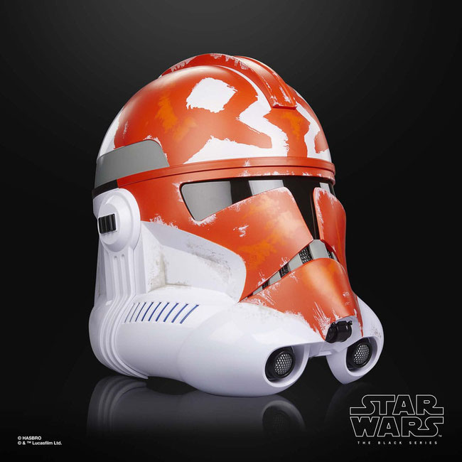332nd Ahsoka's Clone Trooper Helm 1/1 Life-Size Star Wars The Clone Wars Elektronisch Black Series Hasbro