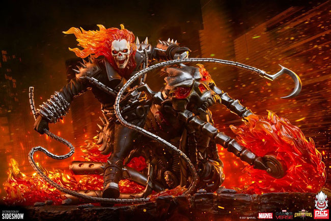 Ghost Rider 1/6 Marvel Contest of Champions Video Game Statue 60 x 29cm PCS
