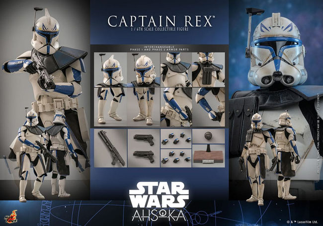 Captain Rex 1/6 Star Wars - Ahsoka Tv-Series Actionfigur 30cm Hot Toys 