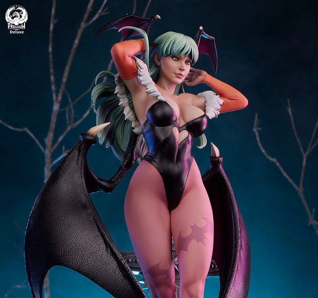 Morrigan ( Deluxe Edition ) 1/3 Darkstalkers Anime / Manga Video Game Statue 83cm PCS