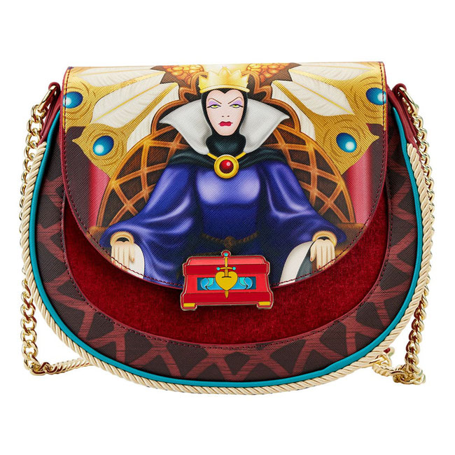 Evil Queen on Throne Snow White Umhängetasche 24x21cm Disney by Loungefly