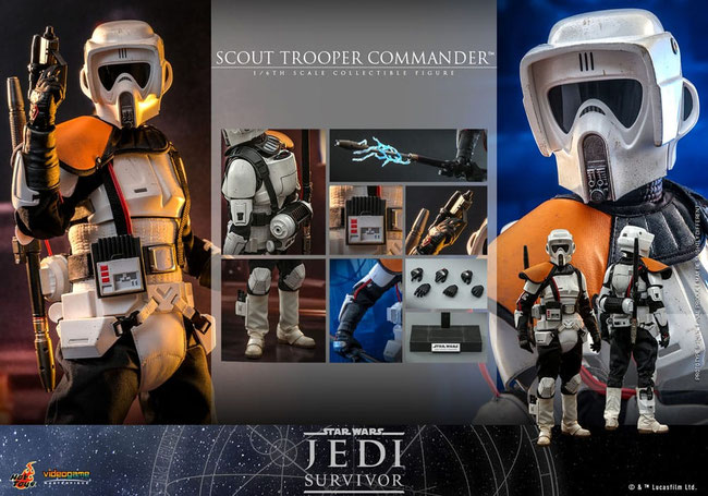 Scout Trooper Commander 1/6 Star Wars: Jedi Survivor Video Game Masterpiece Actionfigur 30cm Hot Toys