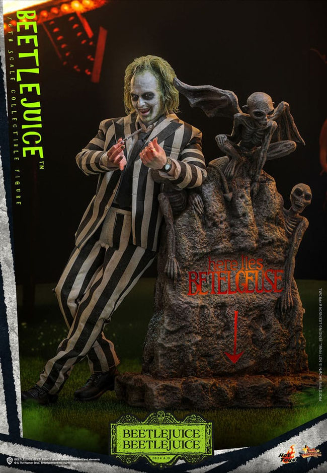 Beetlejuice 1/6 Betelgeuse Movie Masterpiece Actionfigur 30cm Hot Toys