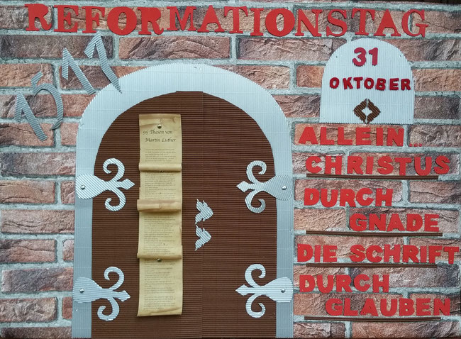 Reformationstag 31. Oktober Martin Luther Tor Ablassbriefe