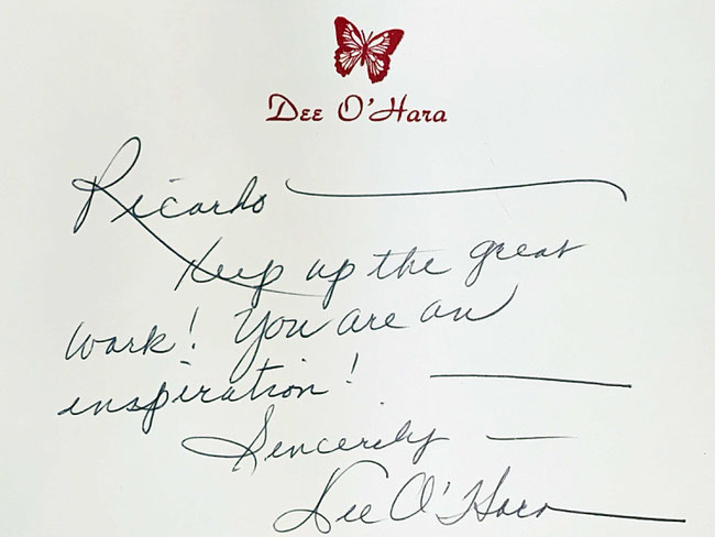 Autograph Dee O'Hara Autogramm