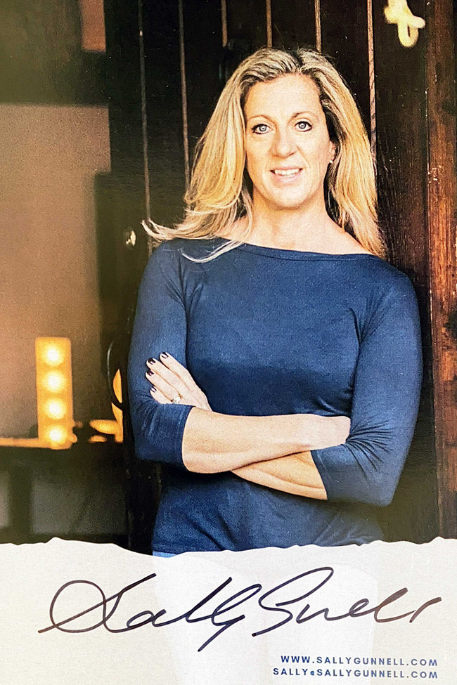 Autograph Sally Gunnell Autogramm