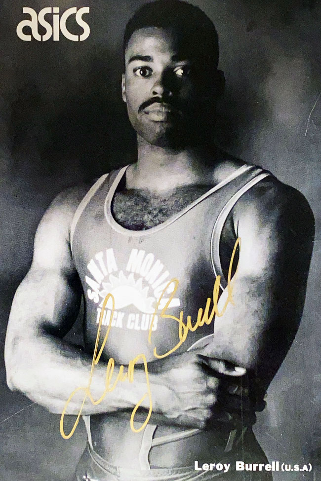 Autograph Leroy Burrell Autogramm